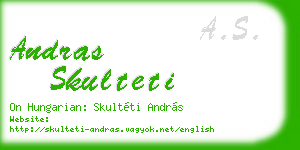 andras skulteti business card